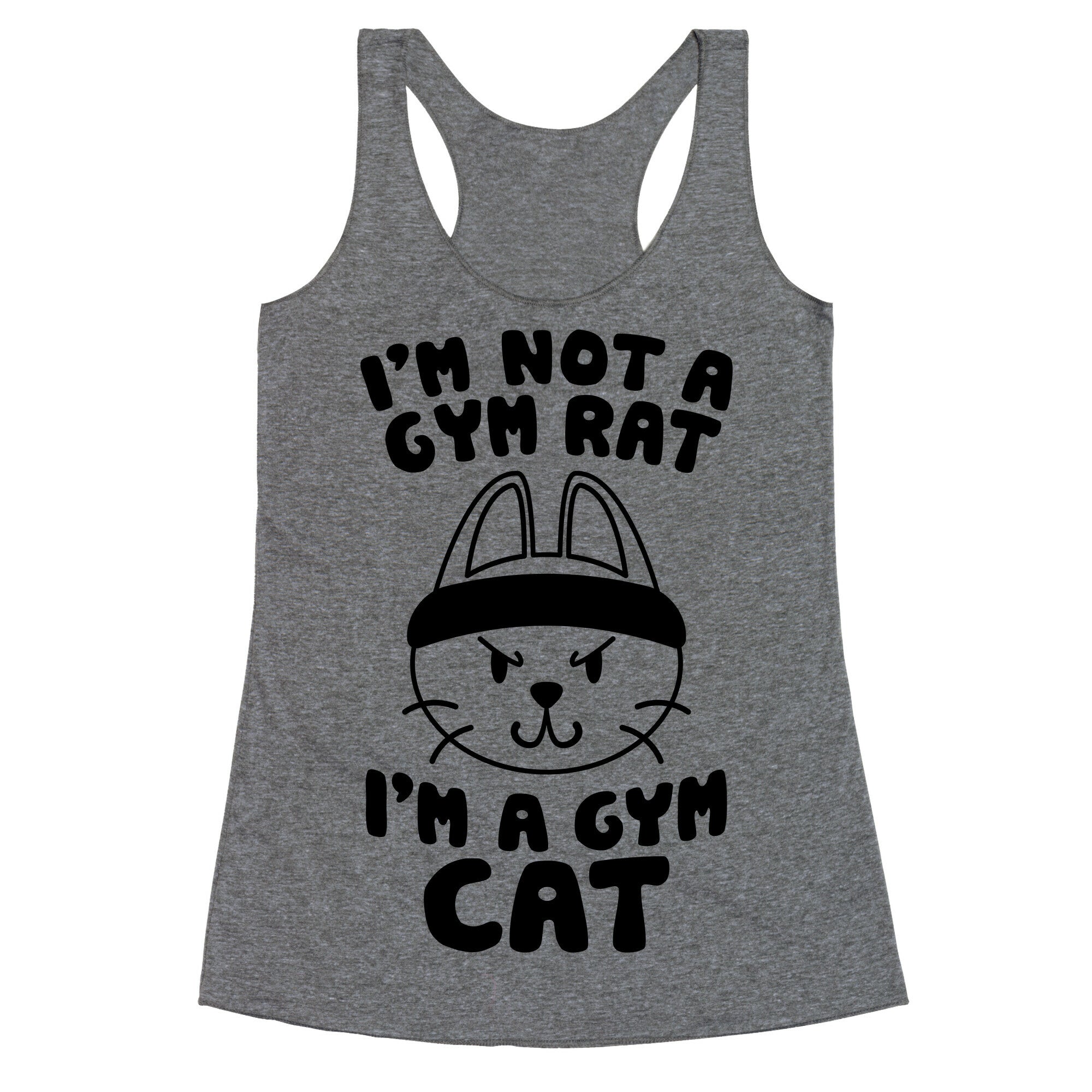 I'm A Gym Cat Racerback Tank